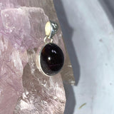 Star Garnet oval pendant KPGJ3231 - Nature's Magick