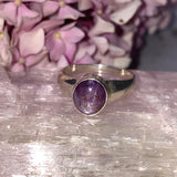 Star Ruby oval ring s.7 KRGJ2498 - Nature's Magick