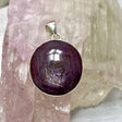 Star Ruby round pendant KPGJ3352 - Nature's Magick