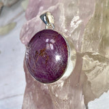 Star Ruby round pendant KPGJ3352 - Nature's Magick