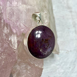 Star Ruby round pendant KPGJ3352 - Nature's Magick