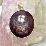 Star Ruby round pendant KPGJ3356 - Nature's Magick