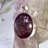 Star Ruby round pendant KPGJ3356 - Nature's Magick