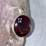 Star Ruby round pendant KPGJ3356 - Nature's Magick