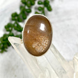 Sunstone oval ring s.6.5 KRGJ2260 - Nature's Magick