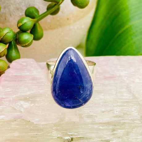 Tanzanite teardrop ring s.10 KRGJ2005 - Nature's Magick