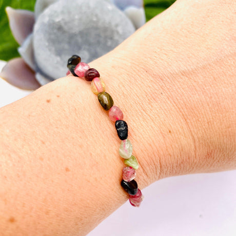 Tourmaline mixed colour bracelet - Nature's Magick