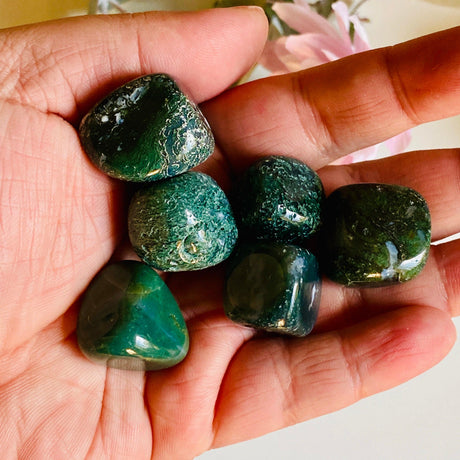 Tumbled Stone - Moss Agate TS-MOSS - Nature's Magick