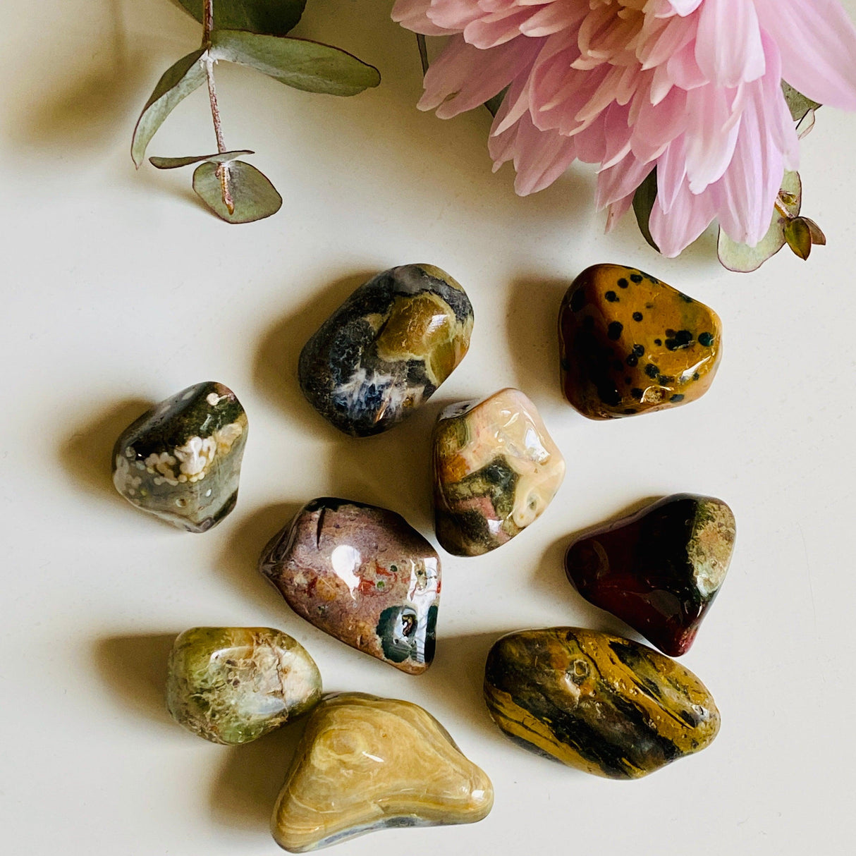 Tumbled Stone - Ocean Jasper TS-OJA - Nature's Magick