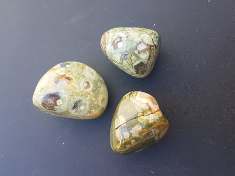 Tumbled Stone - Rainforest Jasper / Green Rhyolite - Nature's Magick