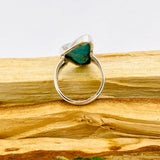 Turquoise polished freeform ring with split band s.6 KRGJ392 - Nature's Magick