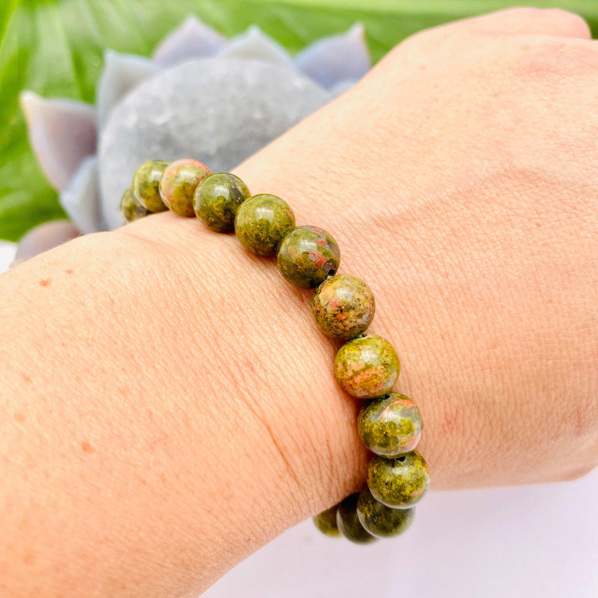 Unakite bracelet - Nature's Magick