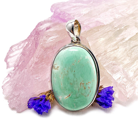 Variscite oval pendant KPGJ1613 - Nature's Magick