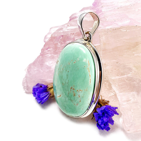 Variscite oval pendant KPGJ1613 - Nature's Magick