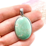 Variscite oval pendant KPGJ1613 - Nature's Magick