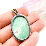 Variscite oval pendant KPGJ1613 - Nature's Magick