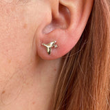 Whale Tail Stud Earrings SE352C - Nature's Magick